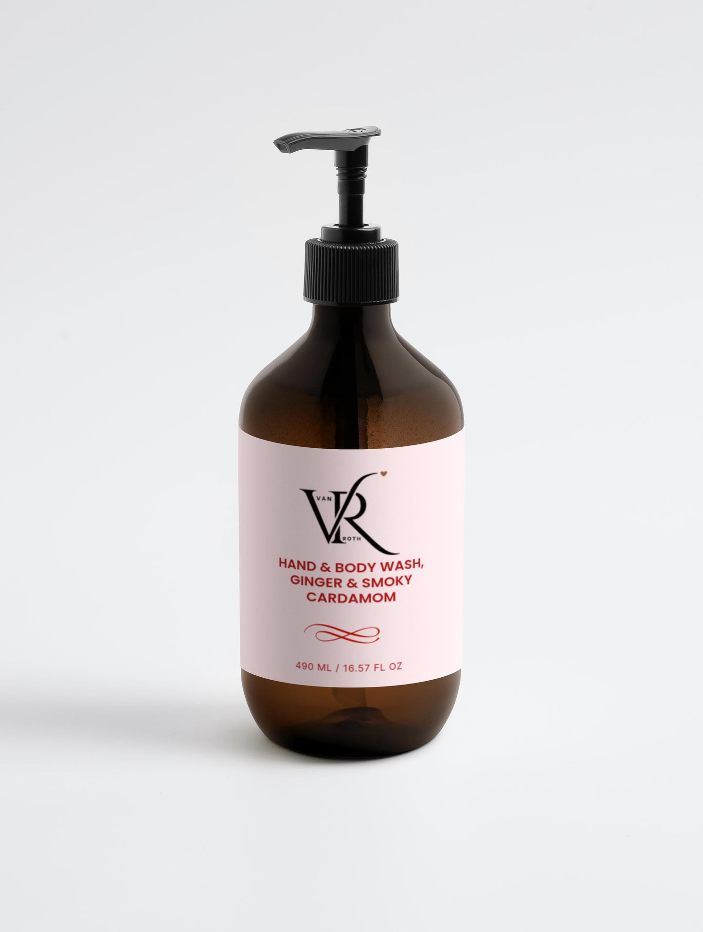 Hand and body wash, Ginger and Smoky Cardamom