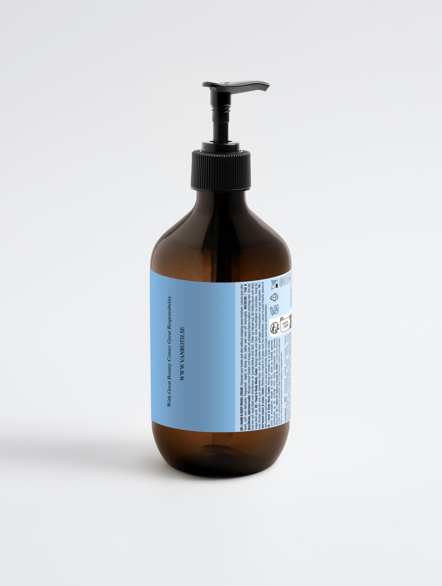 Hand and Body Wash, Peppermint & Dark Cedar