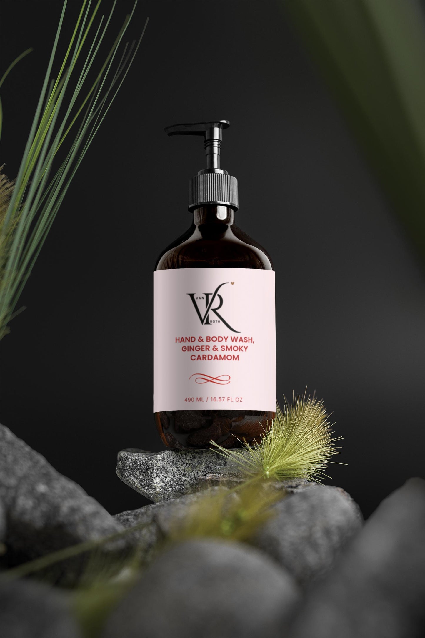 Hand and body wash, Ginger and Smoky Cardamom
