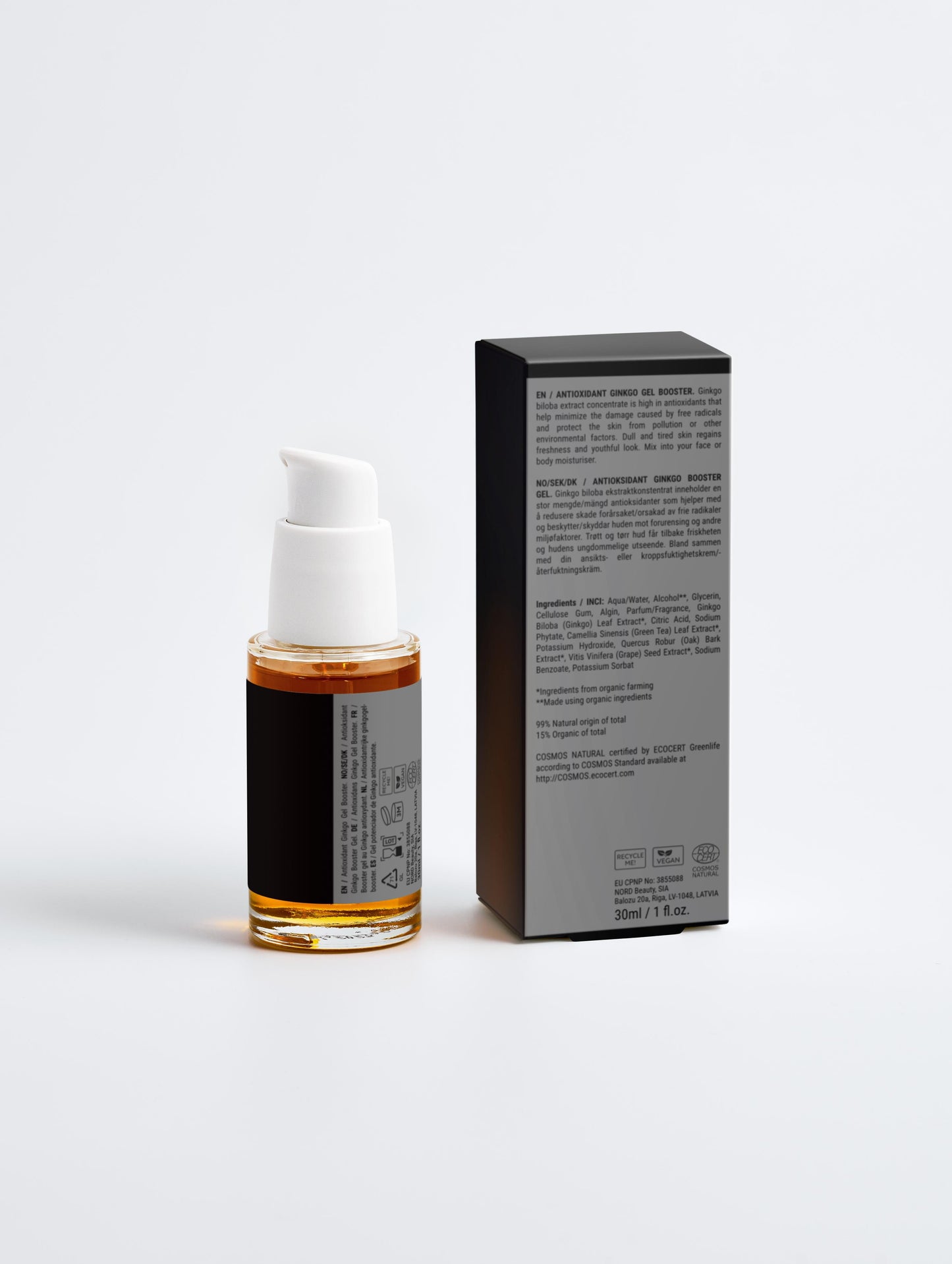 Antioxidant Ginkgo Gel Booster – För Strålande & Skyddad Hud