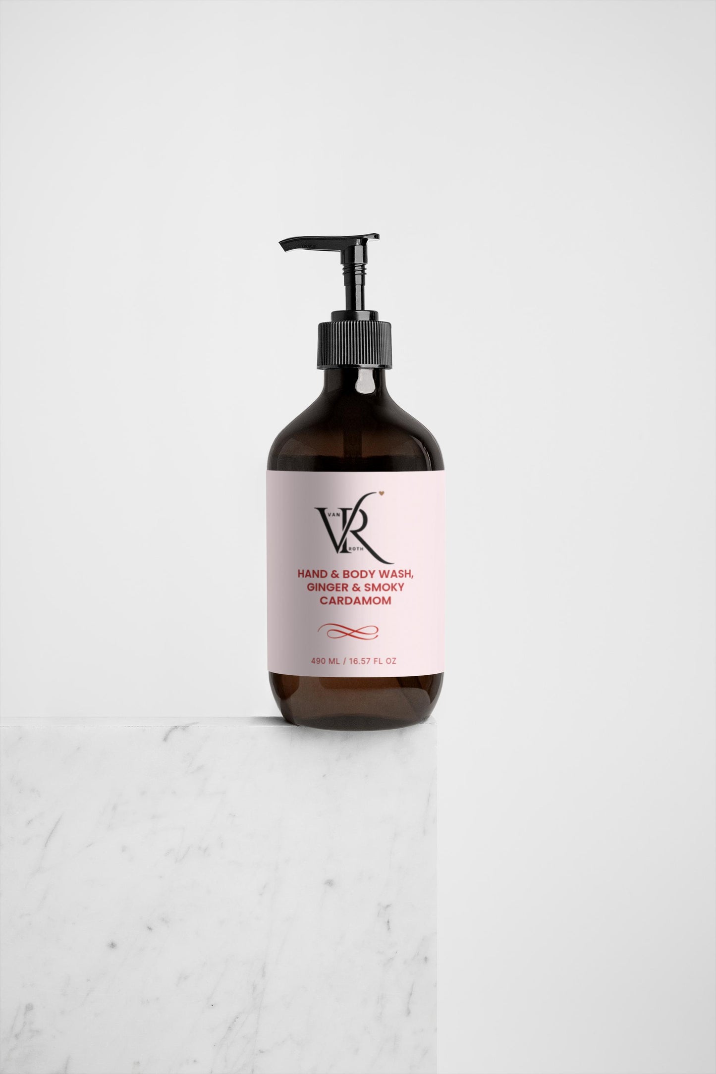 Hand and body wash, Ginger and Smoky Cardamom