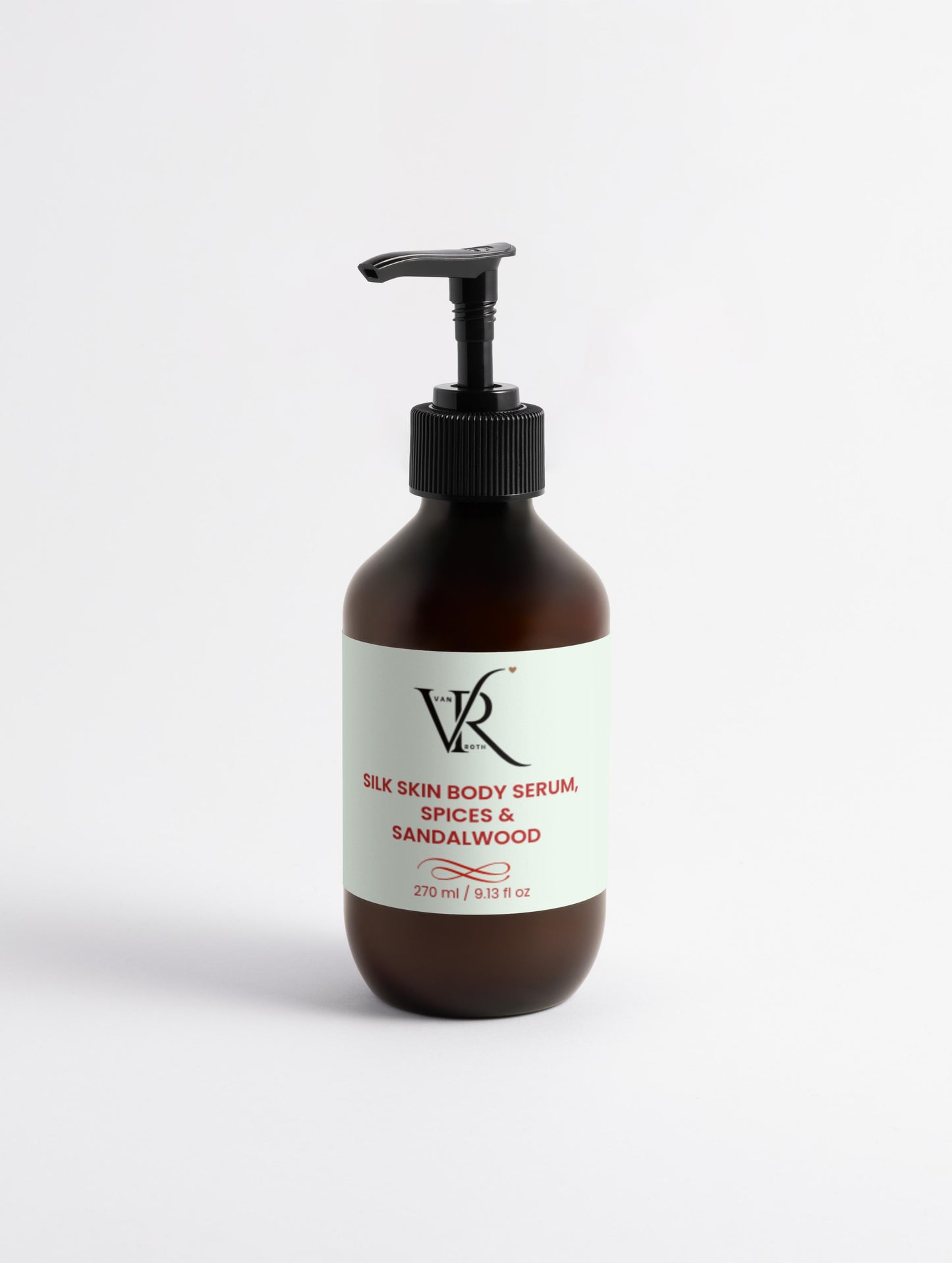 Silk Skin Body Serum, Kryddor & Sandelträ