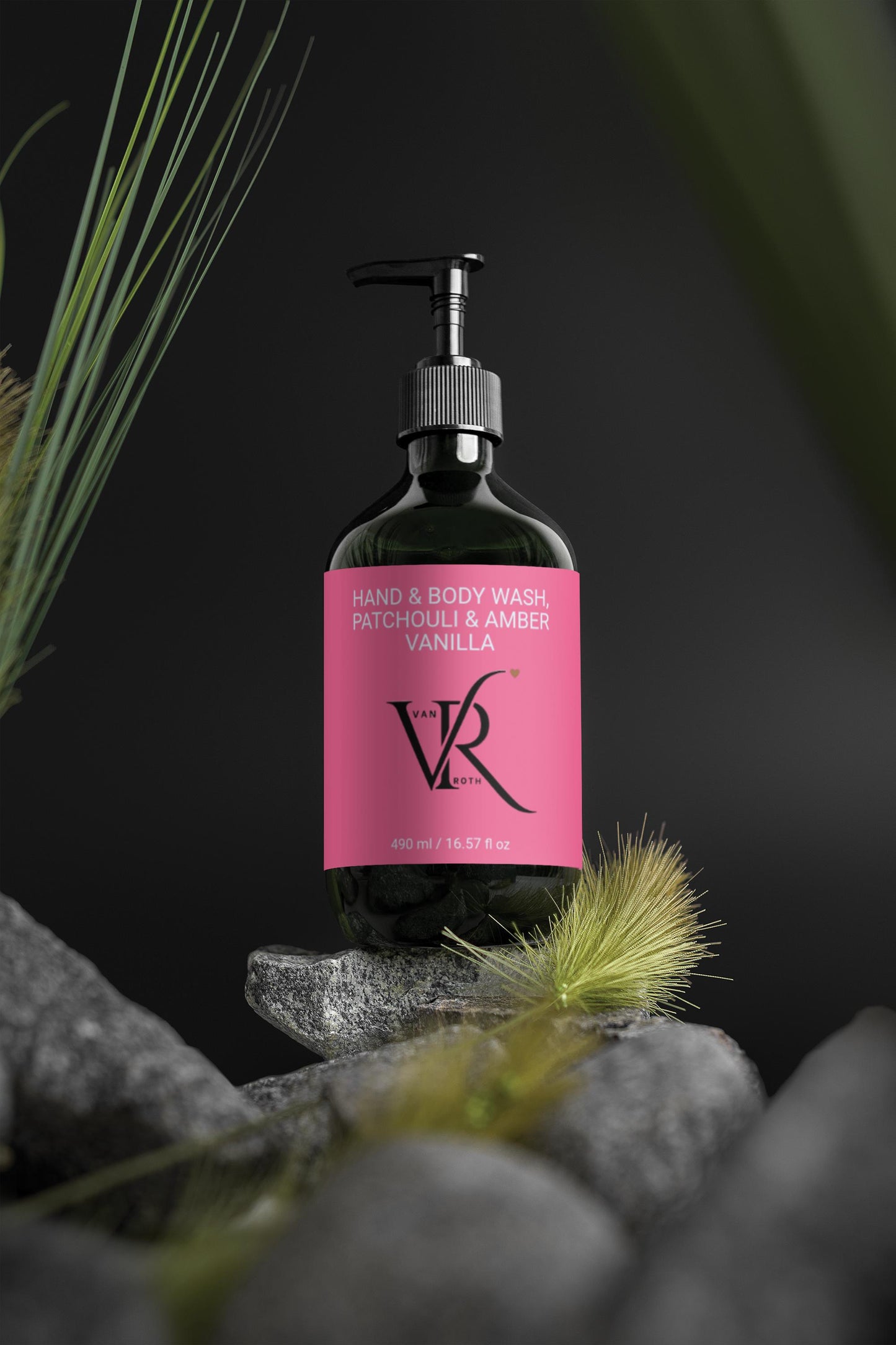 Hand and body soap, Patchouli & Amber Vanilla