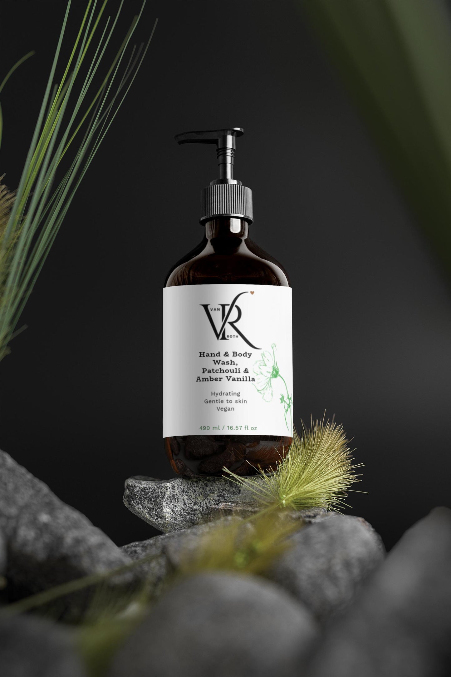 Hand and Body Wash, Patchouli & Amber Vanilla