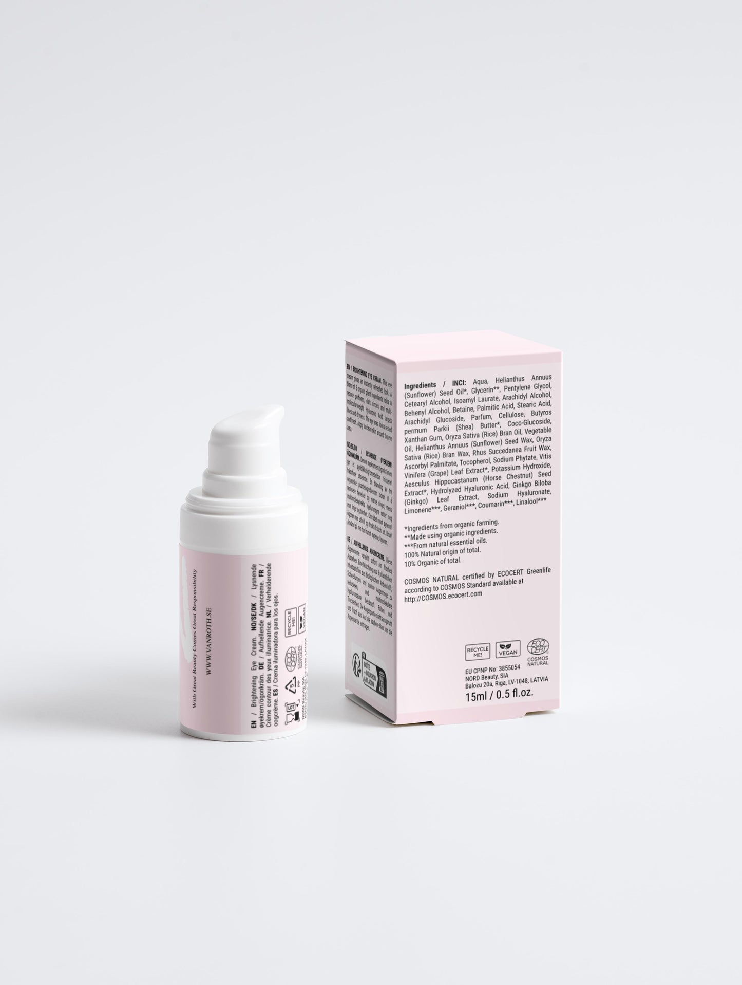 Brightening Eye Cream - Tar Bort Mörka Ringar